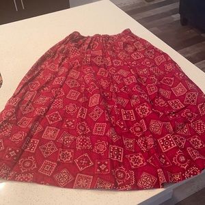 Bandana print skirt (Small)